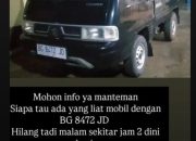 Pencurian Mobil Pickup Terjadi di Desa Bitis, Gelumbang