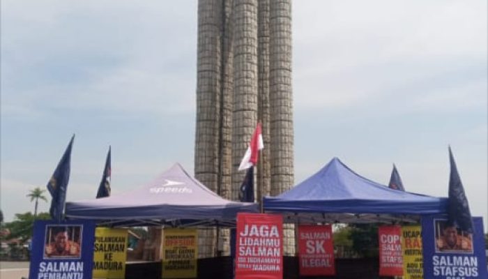 Tenda Protes Berdiri di Alun-Alun Indramayu, Aktivis PAKSI Gelar Aksi Diam 3 Hari