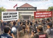 Bersihkan Profesi dari Suap! Ribuan Aktivis dan Wartawan Siap Geruduk Mapolda Sumsel 17 Maret