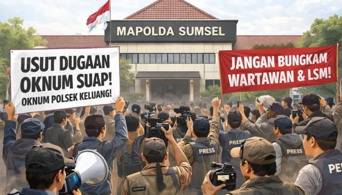 Bersihkan Profesi dari Suap! Ribuan Aktivis dan Wartawan Siap Geruduk Mapolda Sumsel 17 Maret