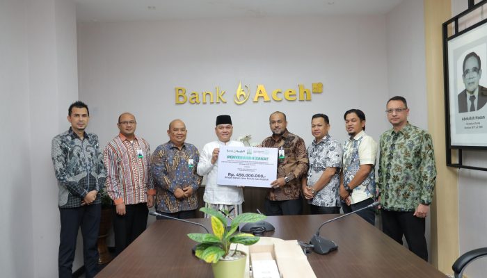 Bank Aceh Salurkan Zakat Karyawan Rp1,43 Miliar Melalui Baitul Mal 