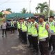 Polres Banyuasin Kandangkan Truk Tonase Besar yang Ngeyel Beroperasi di Musim Mudik