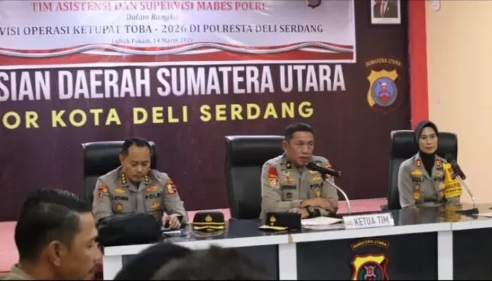 Polresta Deli Serdang Sambut Tim Asistensi Mabes Polri Dalam Rangka Supervisi Ops Ketupat Toba 2026
