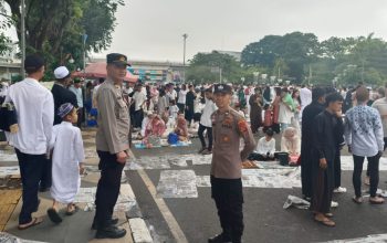 Ribuan Personel Kawal Sholat Id di 17 Wilayah, Sumsel Kondusif Tanpa