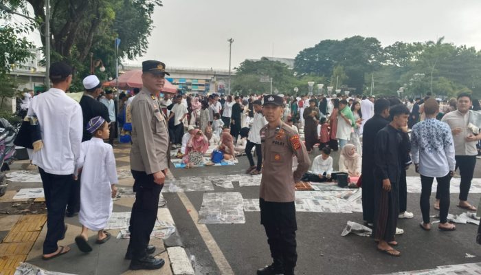 Ribuan Personel Kawal Sholat Id di 17 Wilayah, Sumsel Kondusif Tanpa