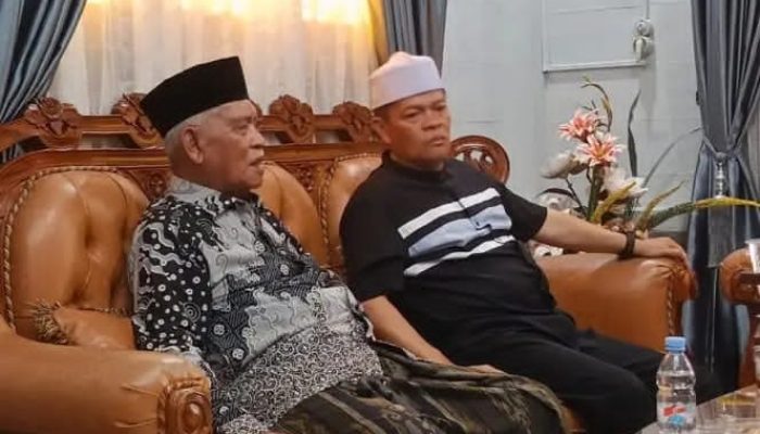 Kapolres Aceh Utara Sambangi Ulama Kharismatik di Hari Kedua Lebaran