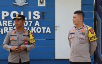 Kapolres Cirebon Kota Turun Langsung, Arus Balik Terpantau Ramai Lancar ‎