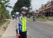 Antisipasi Kepadatan Arus Balik, Satlantas Polres Banyuasin Gelar Live Report dan Patroli Hunting di Jalintim