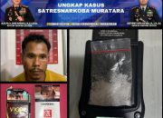 Di Warung Makan dan Jalan Poros, Dua Kurir Sabu Diringkus Polres Muratara dalam Satu Malam