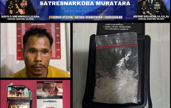 Di Warung Makan dan Jalan Poros, Dua Kurir Sabu Diringkus Polres Muratara dalam Satu Malam