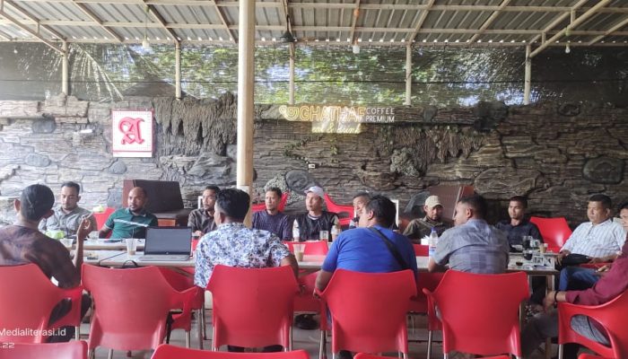Rapat Perdana FPG Acèh Utara, Perkuat Sinergi Wartawan di Tingkat Desa