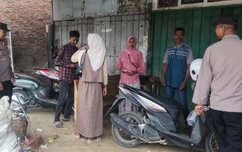 Polsek Baktiya Laksanakan Patroli Rutin, Berikan Imbauan Kamtibmas