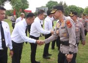 Suasana Kekeluargaan Warnai Apel Pagi dan Halal Bihalal Polres Banyuasin