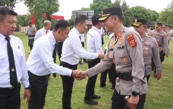 suasana kekeluargaan warnai apel pagi dan halal bihalal polres banyuasin 14 IMG 20260330 WA0061