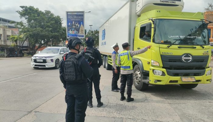 Jaga Stabilitas Kamtibmas, Polda Sumsel Perkuat KRYD dan Tertibkan Truk Pelanggar