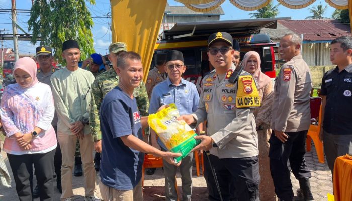 Polres Mukomuko Gelar Gerakan Pangan Murah Polri untuk Masyarakat
