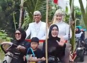 Grandong Mengantar Bahagia: Kisah Pernikahan Unik yang Viral di Desa