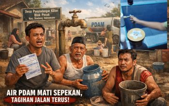 Air Mati Sepekan, Warga Indramayu Geram: Tagihan Jalan, PDAM Ungkap Kendala Air Baku