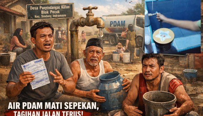 Air Mati Sepekan, Warga Indramayu Geram: Tagihan Jalan, PDAM Ungkap Kendala Air Baku