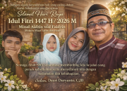 Ucapan Idul Fitri 1447 Hijriah di Indramayu Penuh Makna dan Menyentuh, Pererat Kebersamaan Keluarga