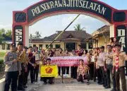 Polsek Rawa Jitu Selatan Cetak Generasi Tangguh Saka Bhayangkara Digembleng Latihan Tongkat Dan Borgol, Siap Jadi Pelopor Kamtibmas
