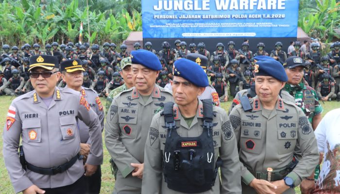 Kapolda Aceh Pimpin Upacara Pembukaan Latihan Jungle Warfare