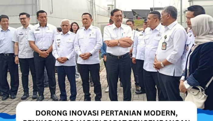 Dorong Inovasi Pertanian Moder Pemkab Karo Hadiri Rapat Pengembangan AI di Kawasan Danau Toba