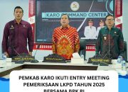 Pemkab Karo Ikuti Entry Meeting Pemeriksaan LKPD Tahun 2025 Bersama BPK RI