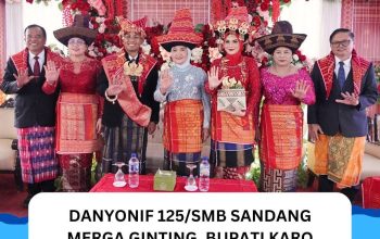 Danyonif 125/SMB Sandang Merga Ginting, Bupati Karo Menjadi Orang Tua Danyonif 125/SMB