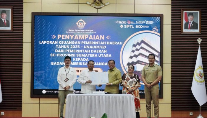 BPK Perwakilan Sumut Terima LKPD Unaudited TA 2025: Dorong Transparansi dan Akuntabilitas Daerah