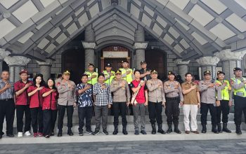Pengamanan Ketat 404 Gereja, Ibadah Jumat Agung di Sumsel Berjalan Khidmat