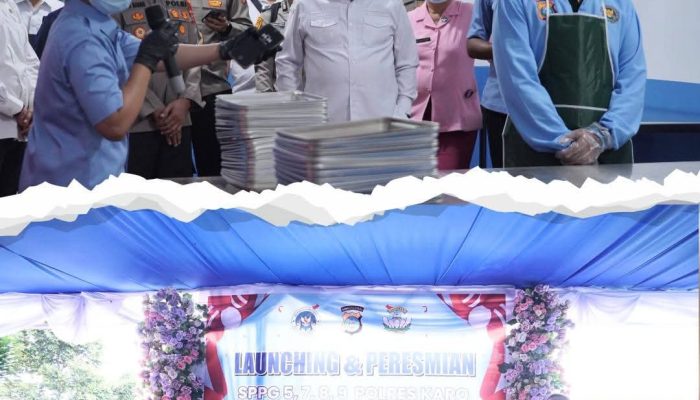 Bupati Karo Hadiri Peresmian Satuan Pelayanan Pemenuhan Gizi (SPPG) Polres Karo