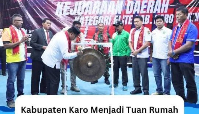 Kabupaten Karo Menjadi Tuan Rumah Kejurda Tinju Amatir Elite Pra Porprovsu Sumut 2026