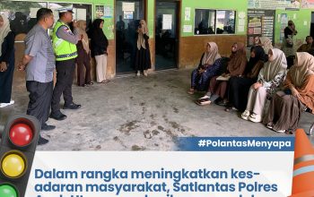 Satlantas Polres Aceh Utara Gelar Penyuluhan Tertib Lalu Lintas di Kantor Disdukcapil