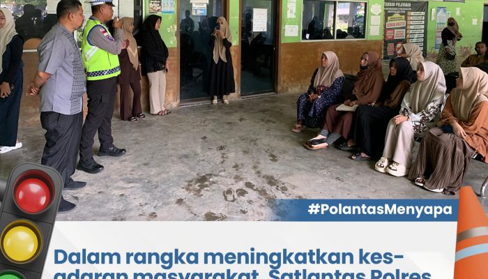Satlantas Polres Aceh Utara Gelar Penyuluhan Tertib Lalu Lintas di Kantor Disdukcapil