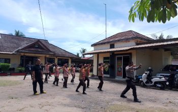 Bekali Generasi Emas, Polsek Rawa Jitu Selatan Bekali Saka Bahangkara Dengan Kemampuan Taktis Dan Disiplin Tinggi