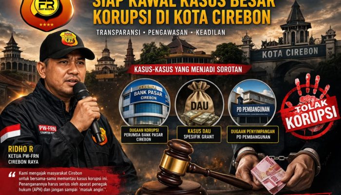 PW-FRN Counter Polri Siap Kawal Kasus Besar Korupsi di Kota Cirebon ‎