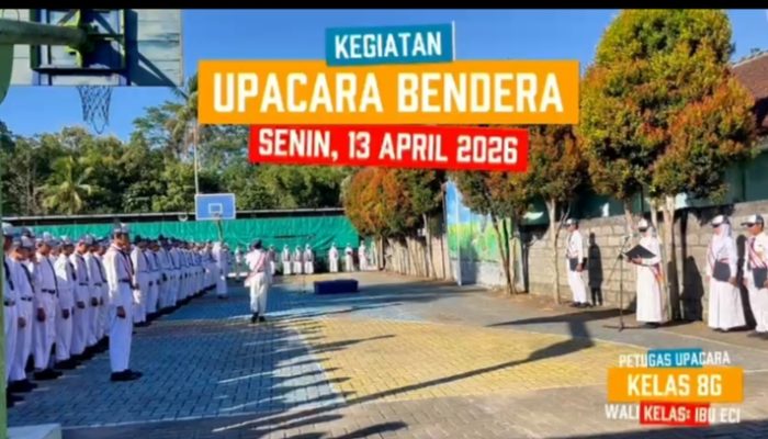 Memulai Pekan dengan Khidmat dan Semangat: Upacara Bendera SMP Negeri 1 Pagak