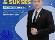 M. Faisal BIRKH.MH Resmi Pimpin PAN Kota Medan Periode 2025-2030