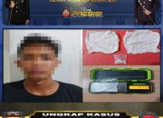 Baru Genap 19 Tahun, Petani Muda di Lempuing Jaya OKI Sudah Edarkan Sabu — Polres OKI Bekuk dan Sita 4,13 Gram