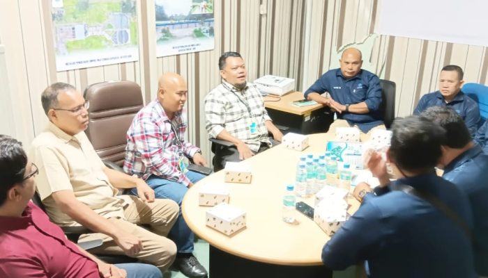 Perumda Tirtanadi Medan terima kunjungan tokoh pemuda Medan Permai , Ketua A-PPI Sumut, mendukung komitmen tingkat kan layanan