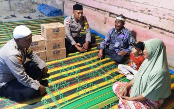 Hadir di Tengah Duka, Polsek Peureulak Barat Tunjukkan Kepedulian*