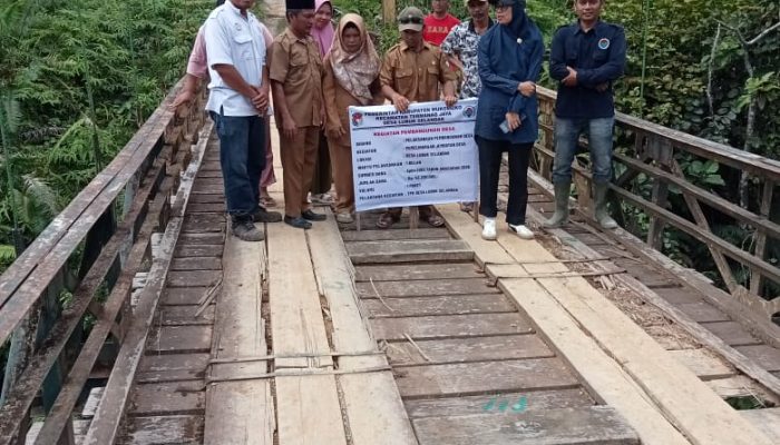 Sembari Menunggu Pembangunan Jembatan Yang Di Janjikan  Pemerintah, Desa Lubuk Selandak Lakukan Kegiatan Titik Nol.