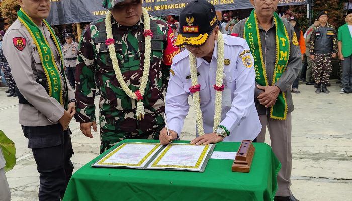 TMMD Sengkuyung Dibuka di Sridadi, Sinergi Bangun Desa Tangguh Hadapi Bencana