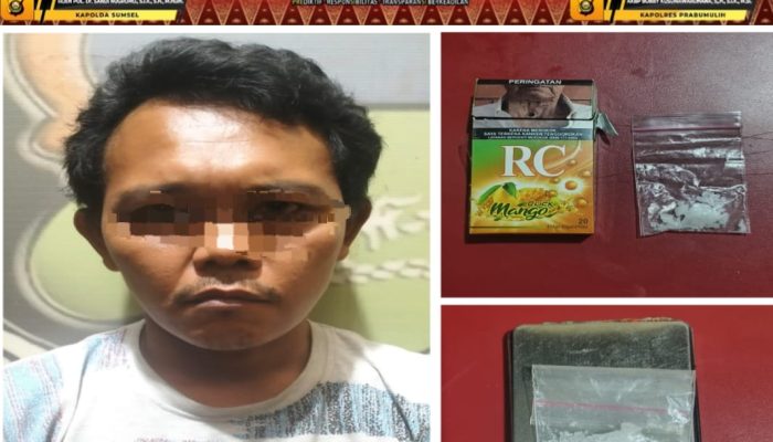 Modus Buang Sabu dengan Kaki Saat Diamankan Gagal Kelabui Satresnarkoba Polres Prabumulih di Arimbi Jaya