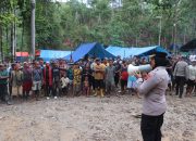 Amankan Proyek Strategis Nasional, Polres Buru Laksanakan Penertiban Dan Pengosongan Areal PETI