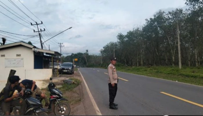 POLSEK BETUNG GELAR PATROLI PRESISI CIPTA KONDISI, AMANKAN WILKUM DARI ANCAMAN 3C