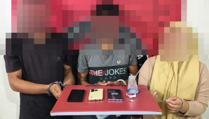 Dua Pria dan Seorang Wanita Dibekuk Terkait Penyalahgunaan Narkotika