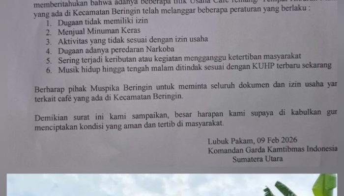 Sinergi Satpol PP dan BNNK Deli Serdang Berantas Narkoba Dan Bangunan Liar dan Tiga Cafe di Kec. Beringin