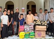 Wujud Kepedulian Terhadap Santri, Polres Aceh Utara Salurkan Bantuan ke Dayah
